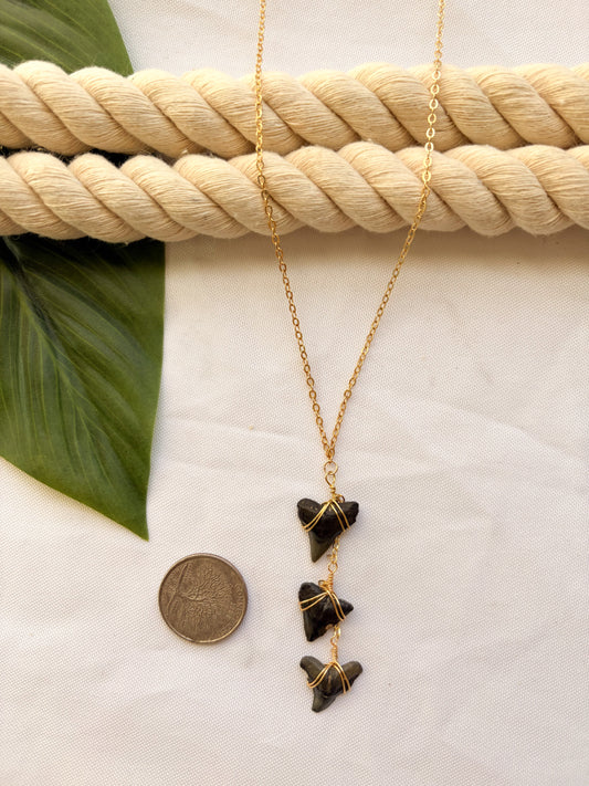 Waterproof Shark Tooth Jewelry & Ocean-Inspired Gold Styles