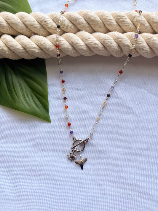 Wahine Sun Shark Tooth Necklace