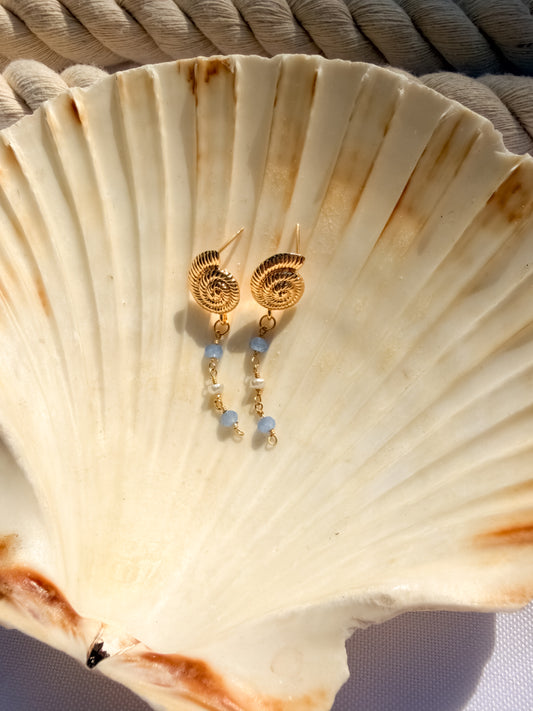 Bluewater Spiral Earrings