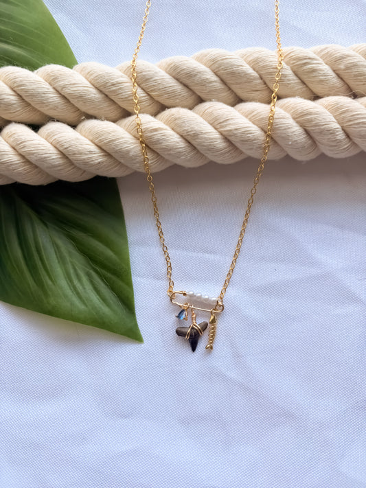 Apex Sky Pearl Charm Necklace