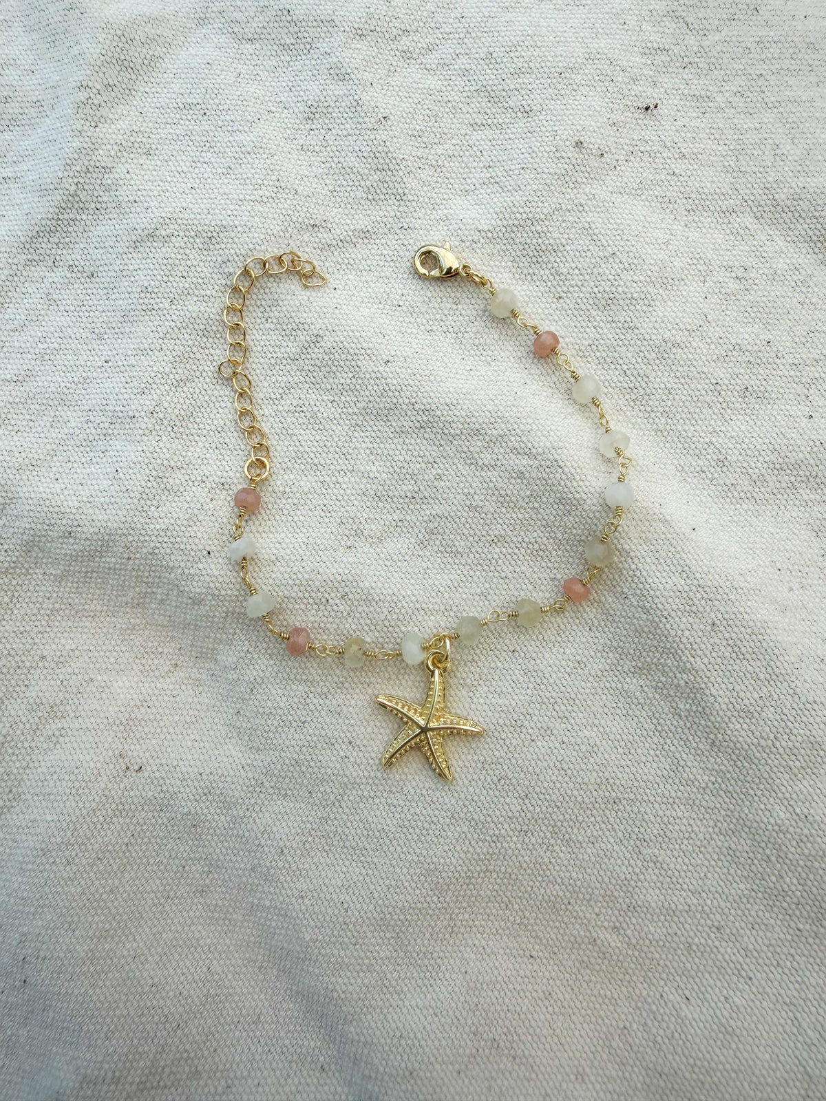 Moonstone Starfish Bracelet
