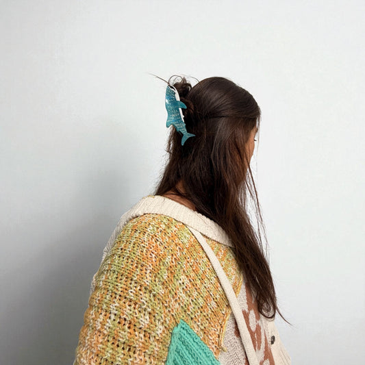 Whale Shark Hair Clip